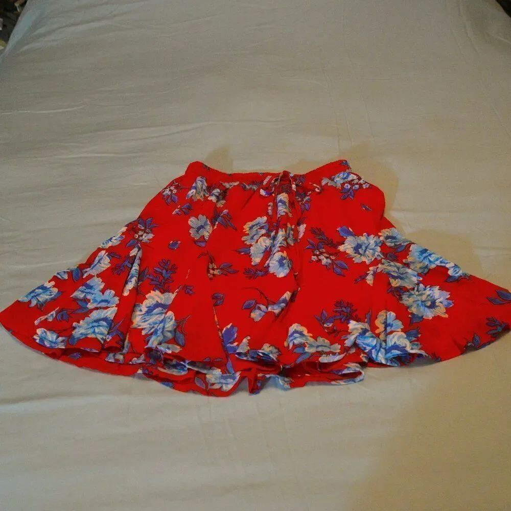 Sugar Lips Floral Mini Skirt New